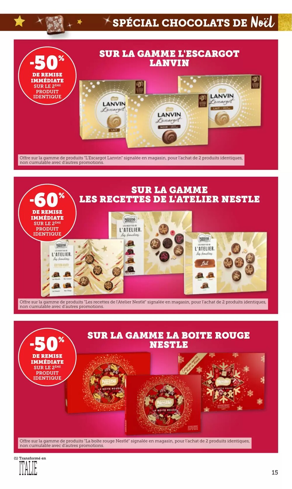 Prospectus promotionnel Bi1 valable à partir du 09/12/2025 - Page 15.