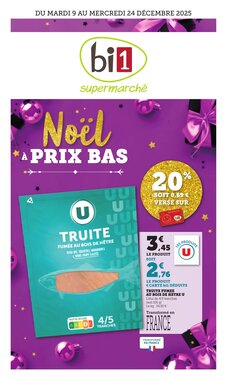 Prospectus promotionnel Bi1 valable à partir du 09/12/2025