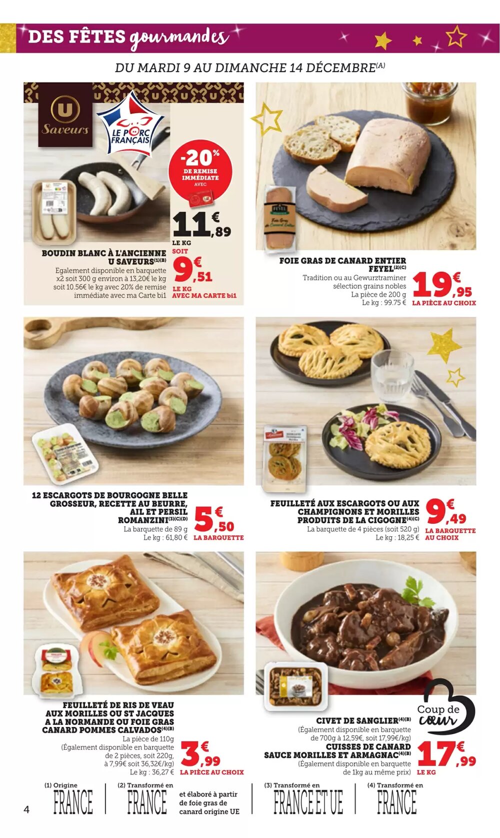 Prospectus promotionnel Bi1 valable à partir du 09/12/2025 - Page 4.