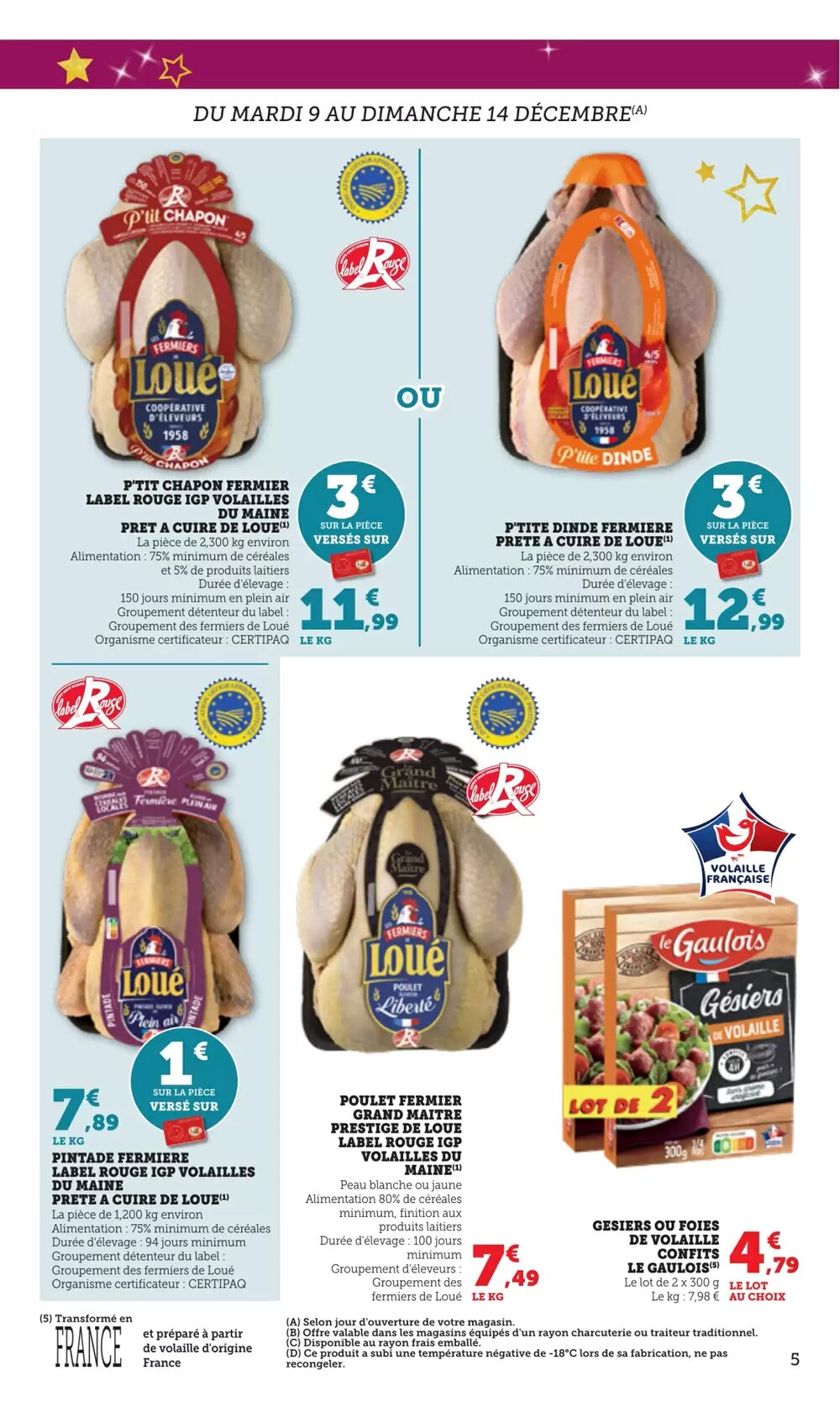 Prospectus promotionnel Bi1 valable à partir du 09/12/2025 - Page 5.