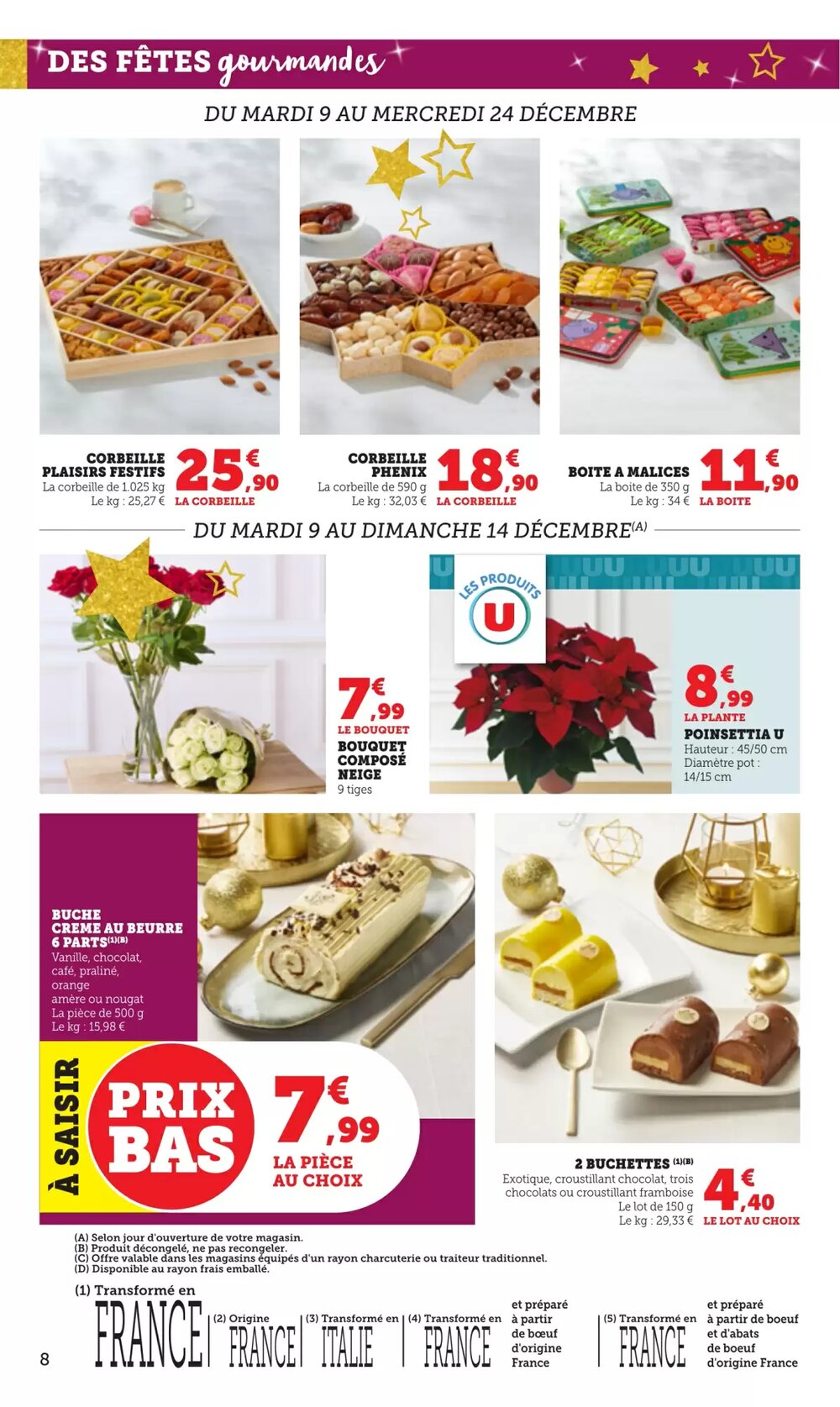 Prospectus promotionnel Bi1 valable à partir du 09/12/2025 - Page 8.