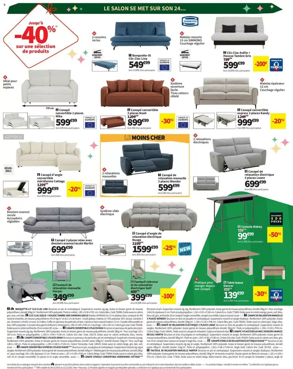 Prospectus promotionnel Conforama valable à partir du 09/12/2025 - Page 2.