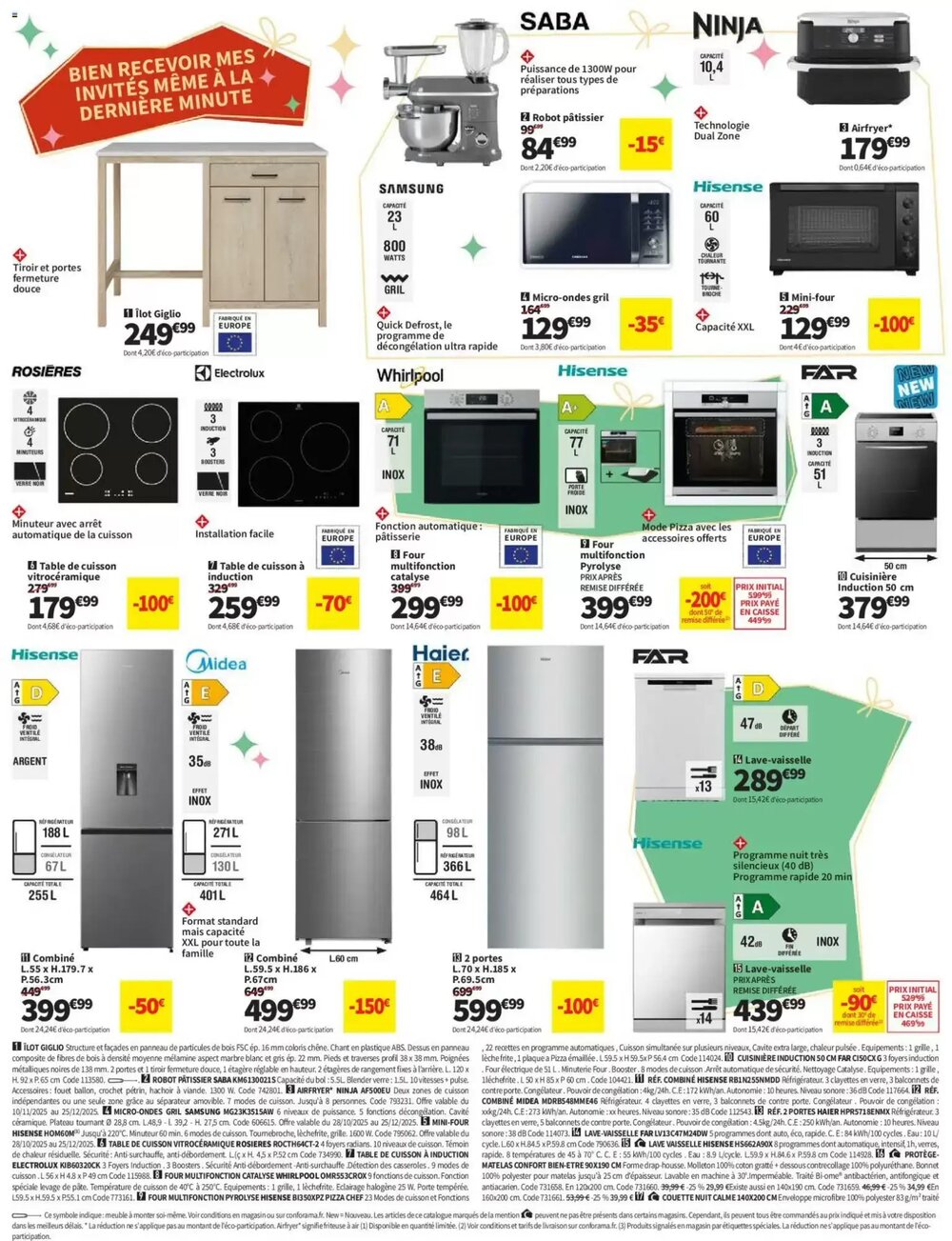 Prospectus promotionnel Conforama valable à partir du 09/12/2025 - Page 6.