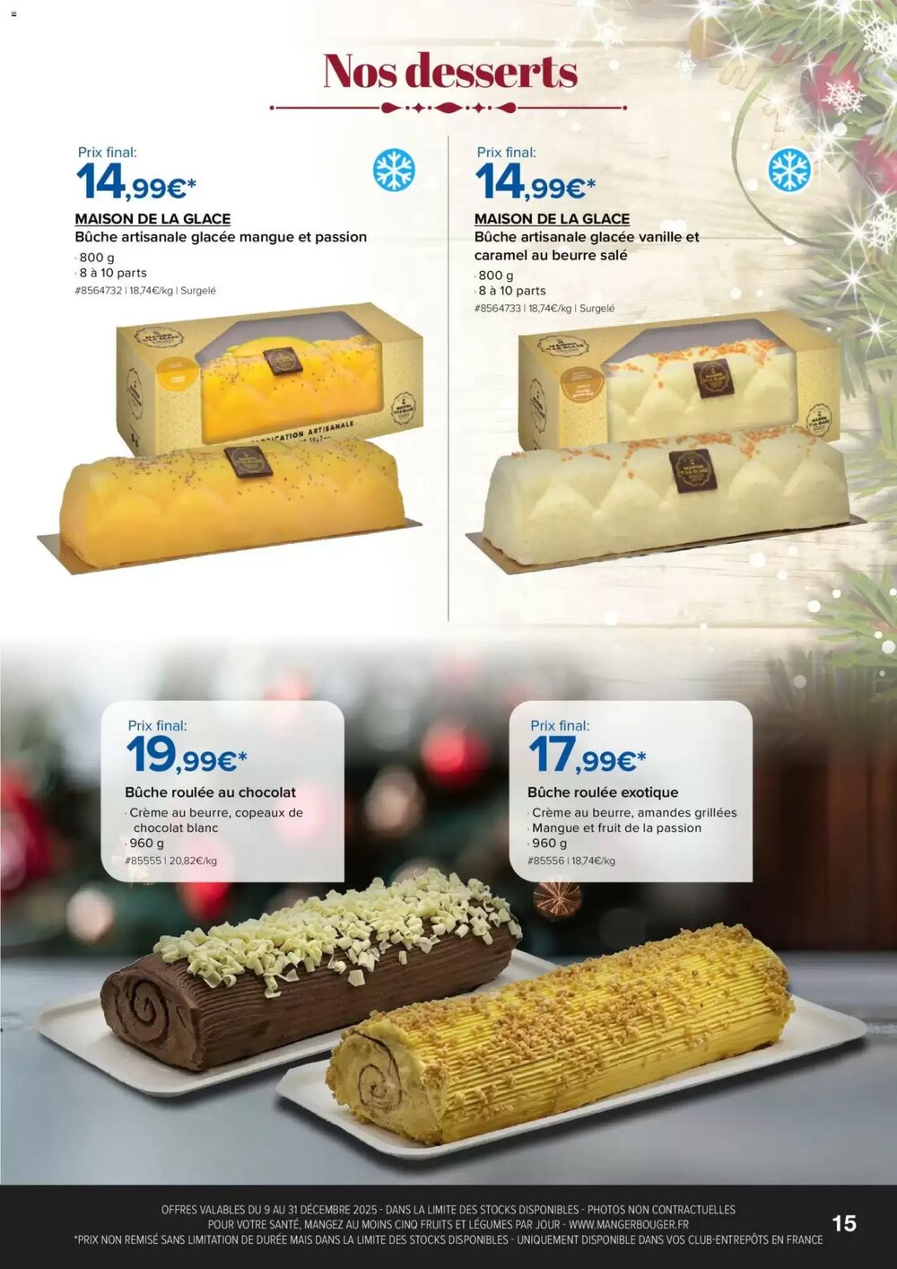 Prospectus promotionnel Costco valable à partir du 09/12/2025 - Page 15.