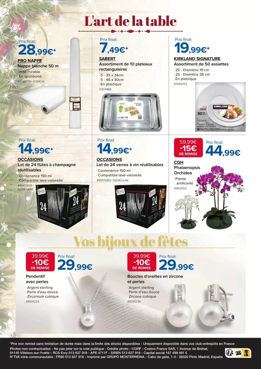 Prospectus promotionnel Costco valable à partir du 09/12/2025 - Page 20.
