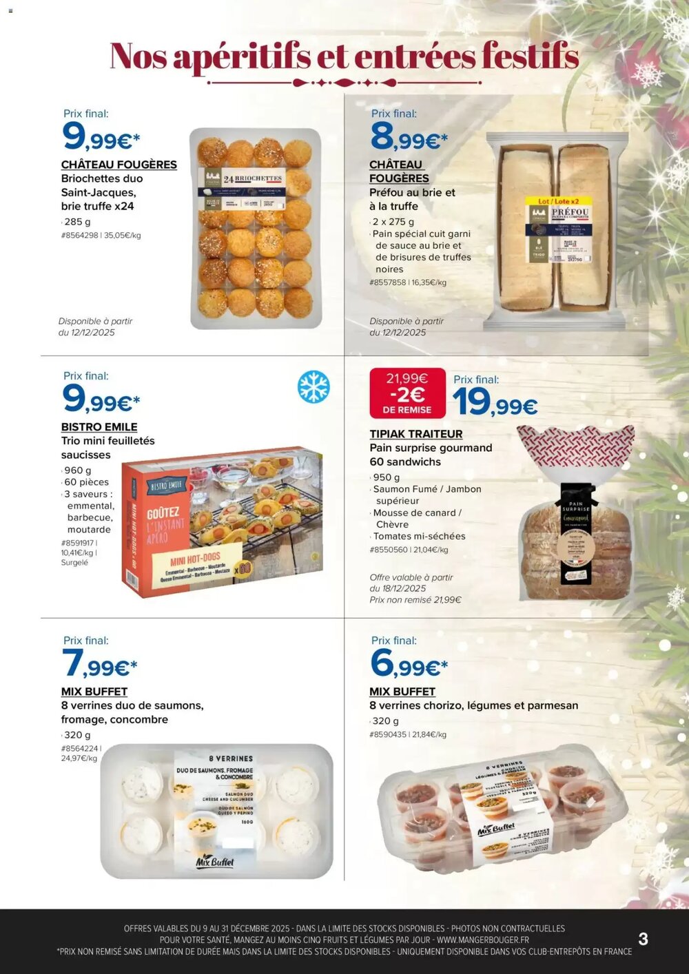 Prospectus promotionnel Costco valable à partir du 09/12/2025 - Page 3.