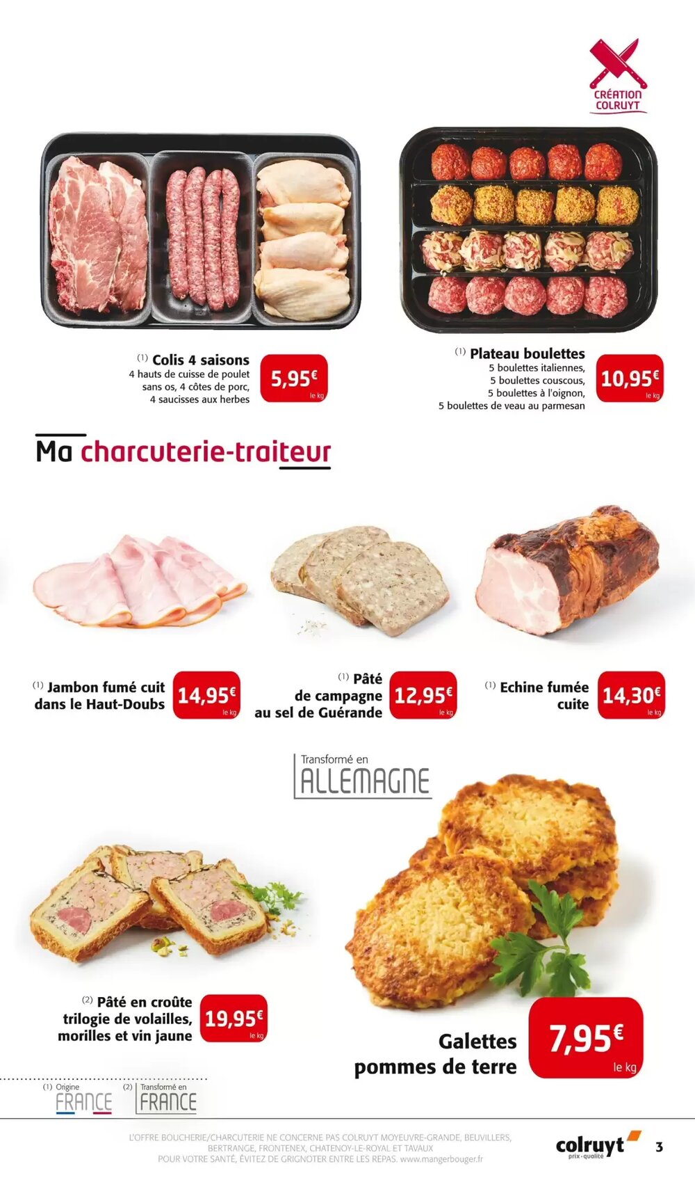 Prospectus promotionnel Colruyt valable à partir du 10/12/2025 - Page 3.