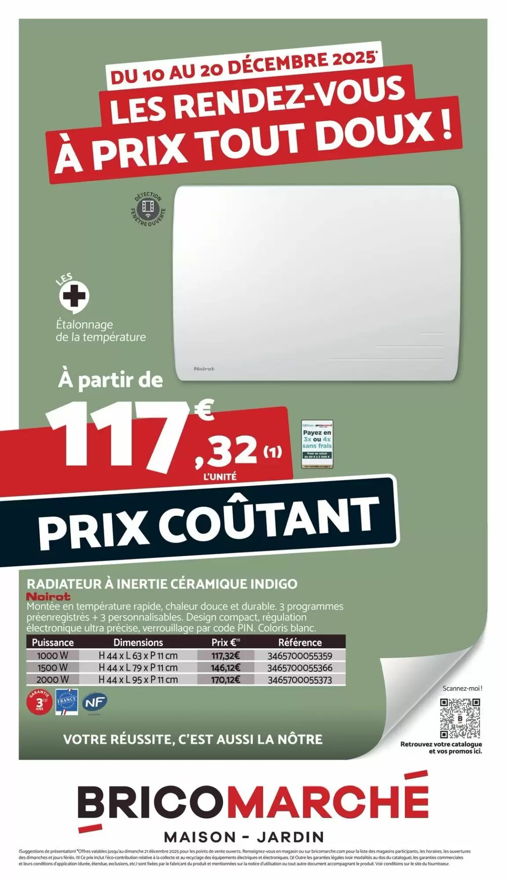 Prospectus promotionnel Bricomarché valable à partir du 10/12/2025 - Page 1.