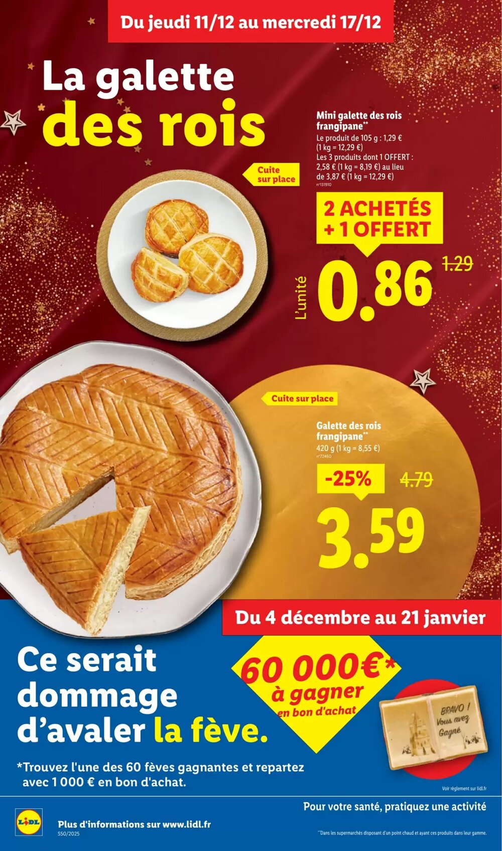 Prospectus promotionnel Lidl valable à partir du 11/12/2025 - Page 12.