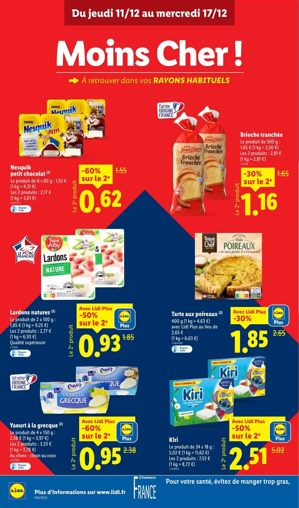 Prospectus promotionnel Lidl valable à partir du 11/12/2025 - Page 14.