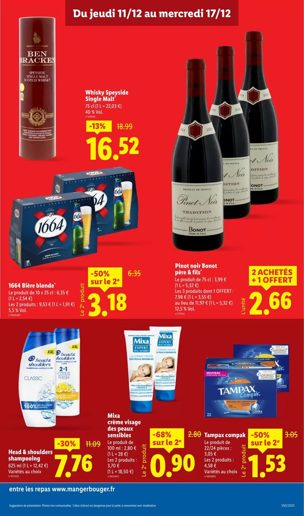 Prospectus promotionnel Lidl valable à partir du 11/12/2025 - Page 17.