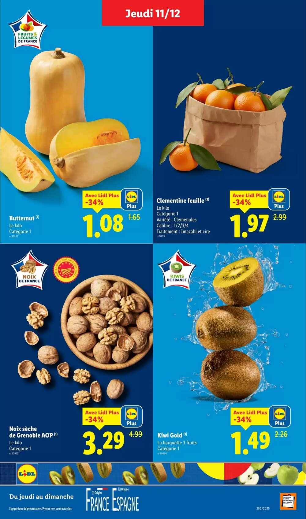 Prospectus promotionnel Lidl valable à partir du 11/12/2025 - Page 3.