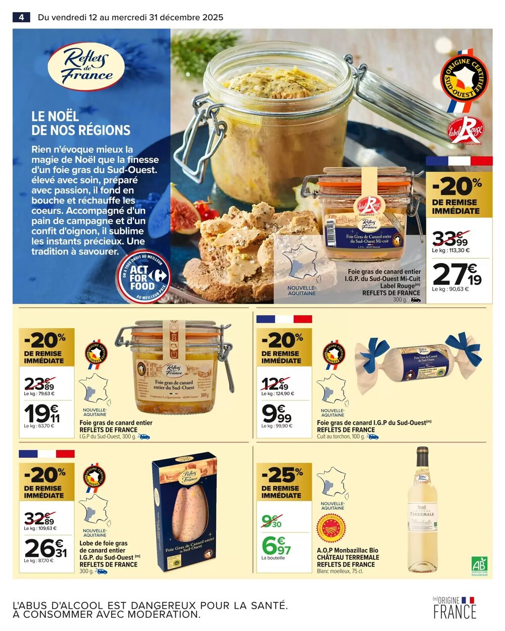 Prospectus promotionnel Carrefour valable à partir du 12/12/2025 - Page 6.