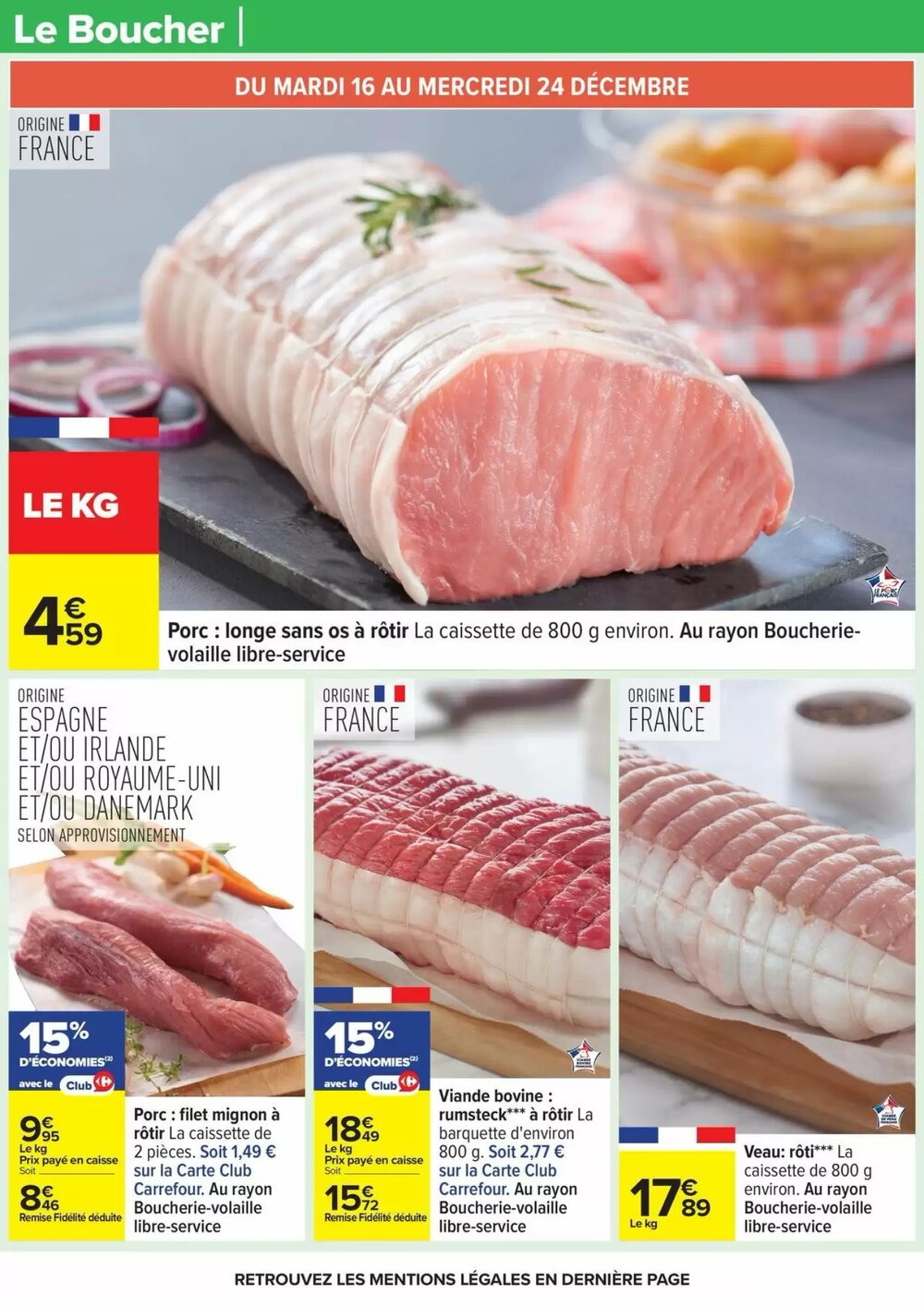 Prospectus promotionnel Carrefour valable à partir du 15/12/2025 - Page 12.