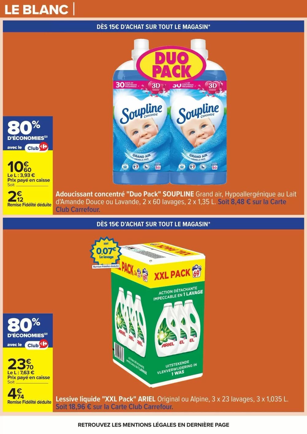 Prospectus promotionnel Carrefour valable à partir du 15/12/2025 - Page 45.