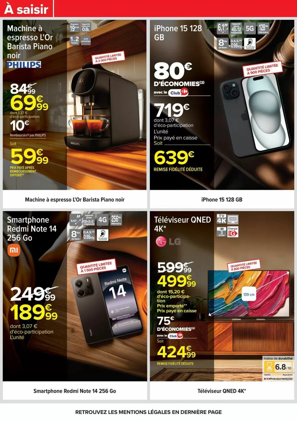 Prospectus promotionnel Carrefour valable à partir du 15/12/2025 - Page 62.