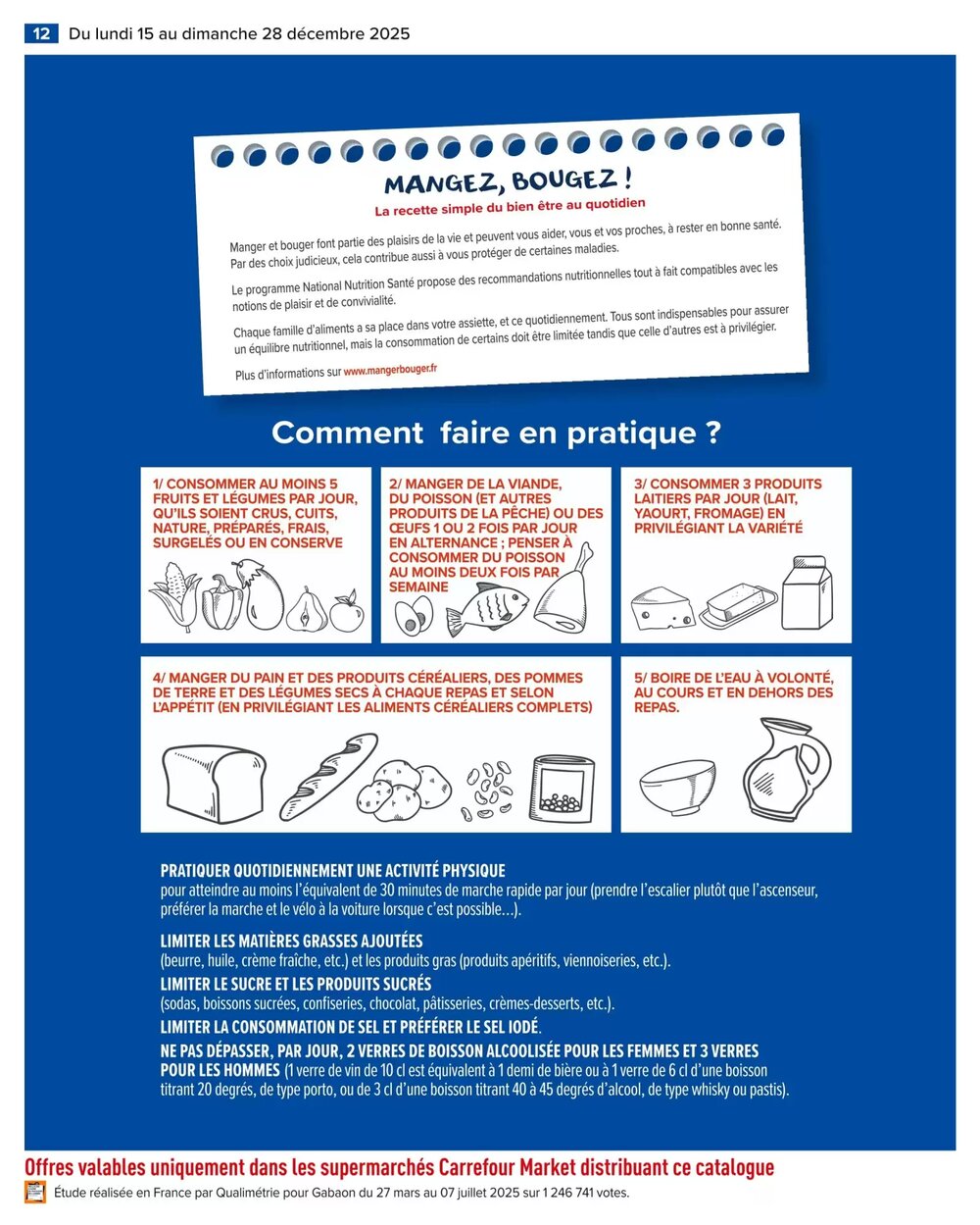 Prospectus promotionnel Carrefour Market valable à partir du 15/12/2025 - Page 14.