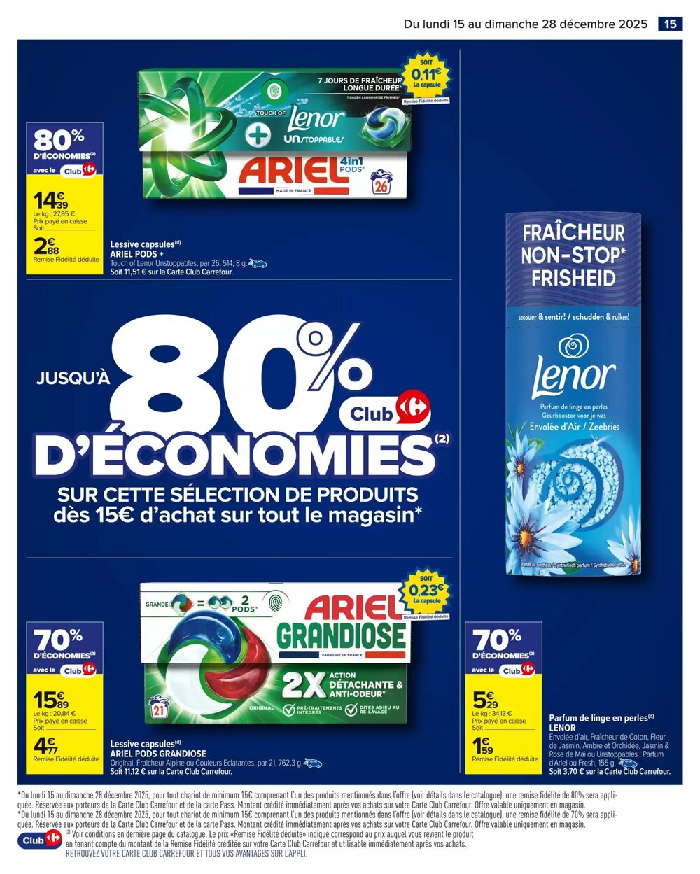 Prospectus promotionnel Carrefour Market valable à partir du 15/12/2025 - Page 17.