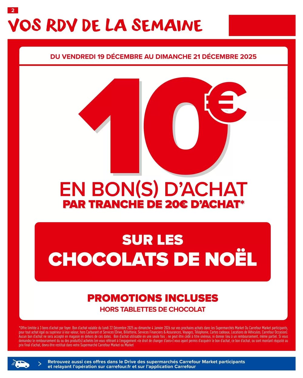 Prospectus promotionnel Carrefour Market valable à partir du 15/12/2025 - Page 4.