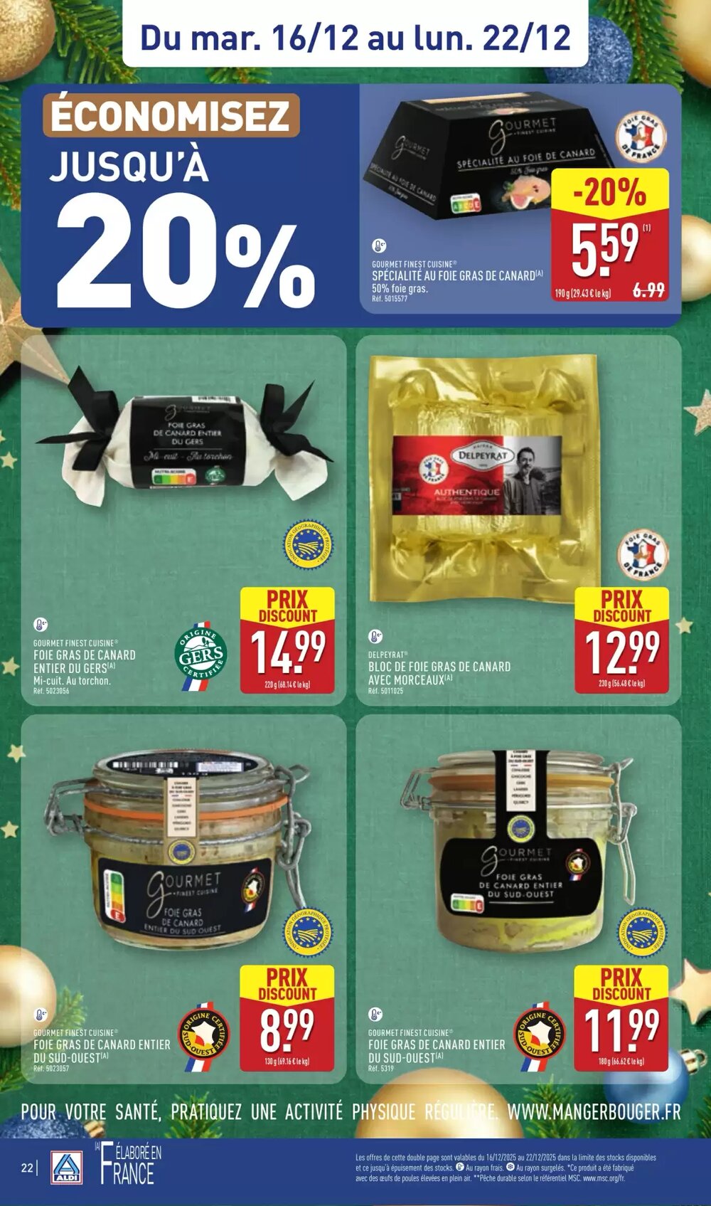 Prospectus promotionnel ALDI valable à partir du 16/12/2025 - Page 25.