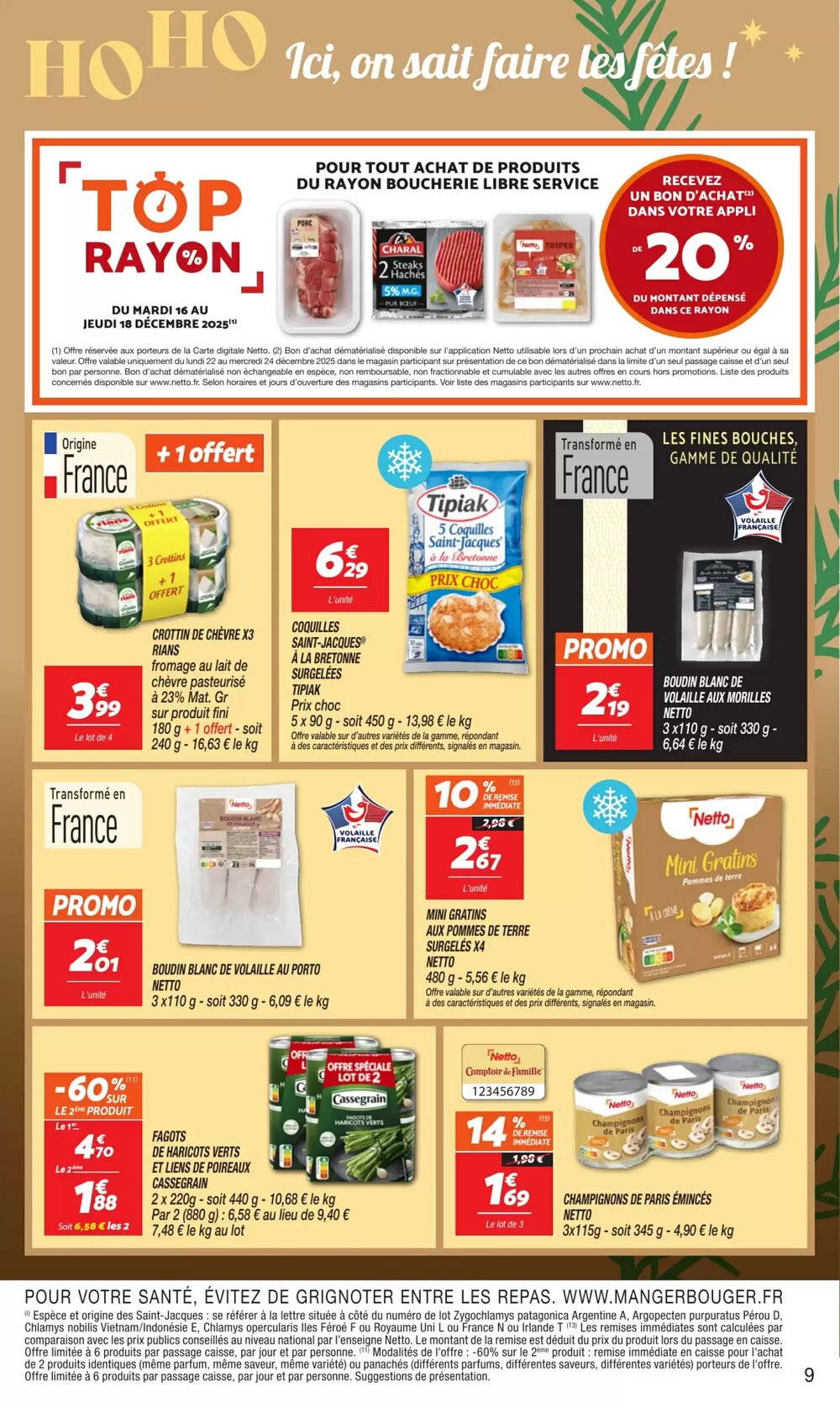 Prospectus promotionnel Netto valable à partir du 16/12/2025 - Page 9.
