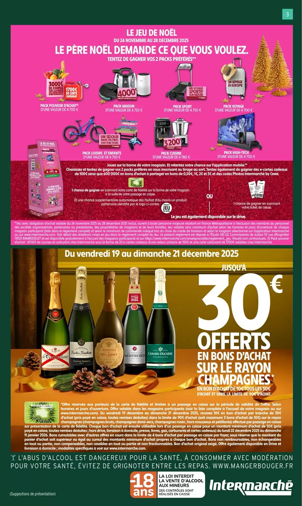 Prospectus promotionnel Intermarché Hyper valable à partir du 16/12/2025 - Page 3.