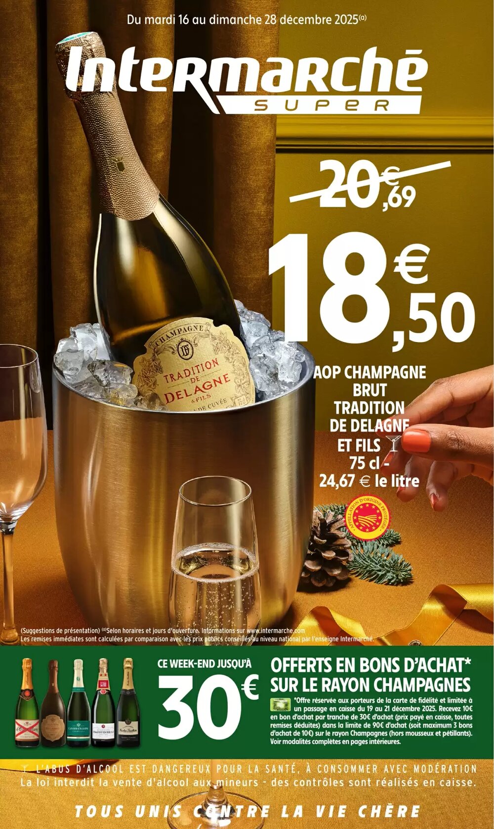 Prospectus promotionnel Intermarché valable à partir du 16/12/2025 - Page 1.