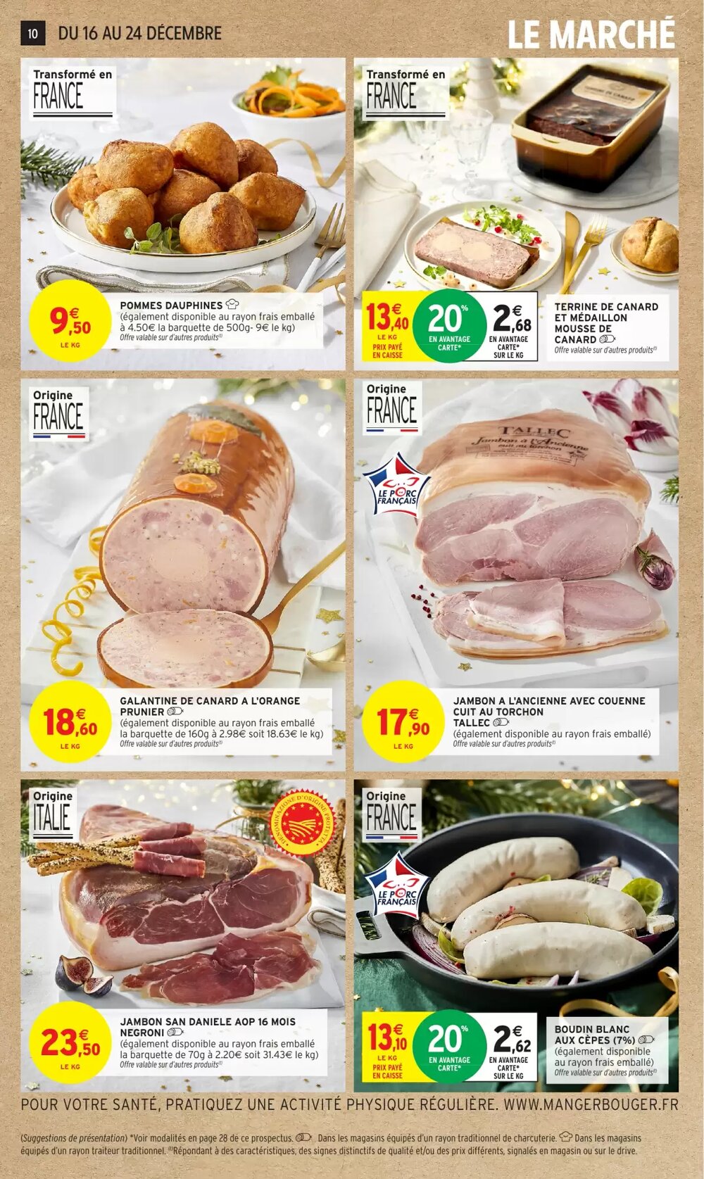 Prospectus promotionnel Intermarché valable à partir du 16/12/2025 - Page 10.