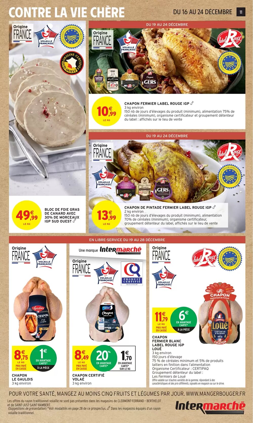 Prospectus promotionnel Intermarché valable à partir du 16/12/2025 - Page 11.