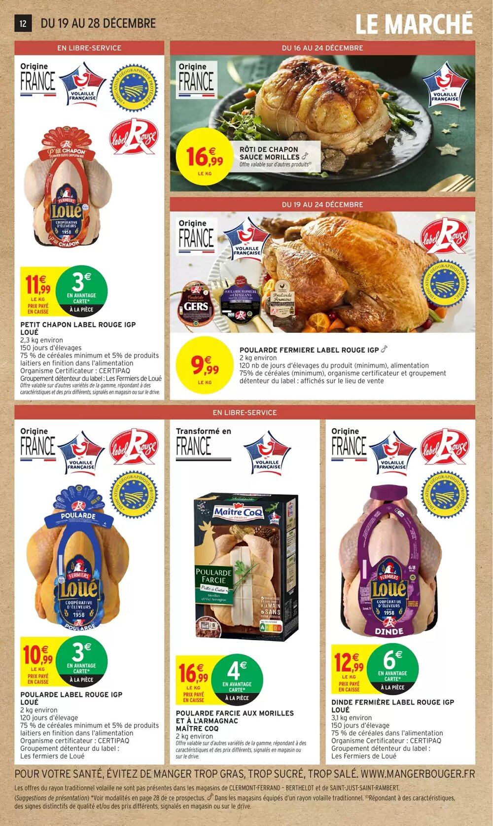 Prospectus promotionnel Intermarché valable à partir du 16/12/2025 - Page 12.