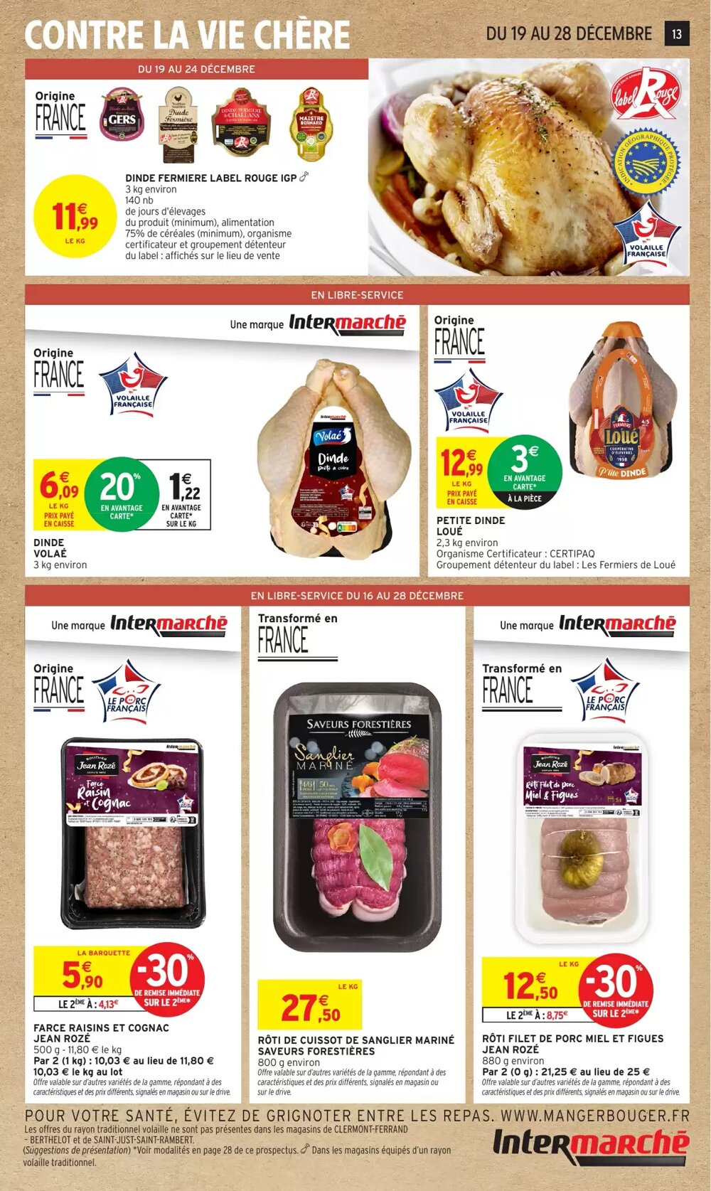 Prospectus promotionnel Intermarché valable à partir du 16/12/2025 - Page 13.