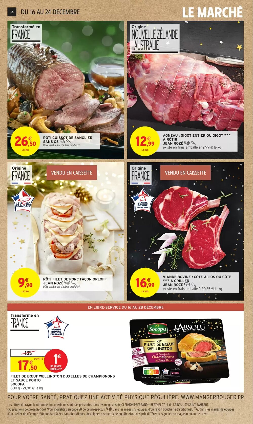 Prospectus promotionnel Intermarché valable à partir du 16/12/2025 - Page 14.