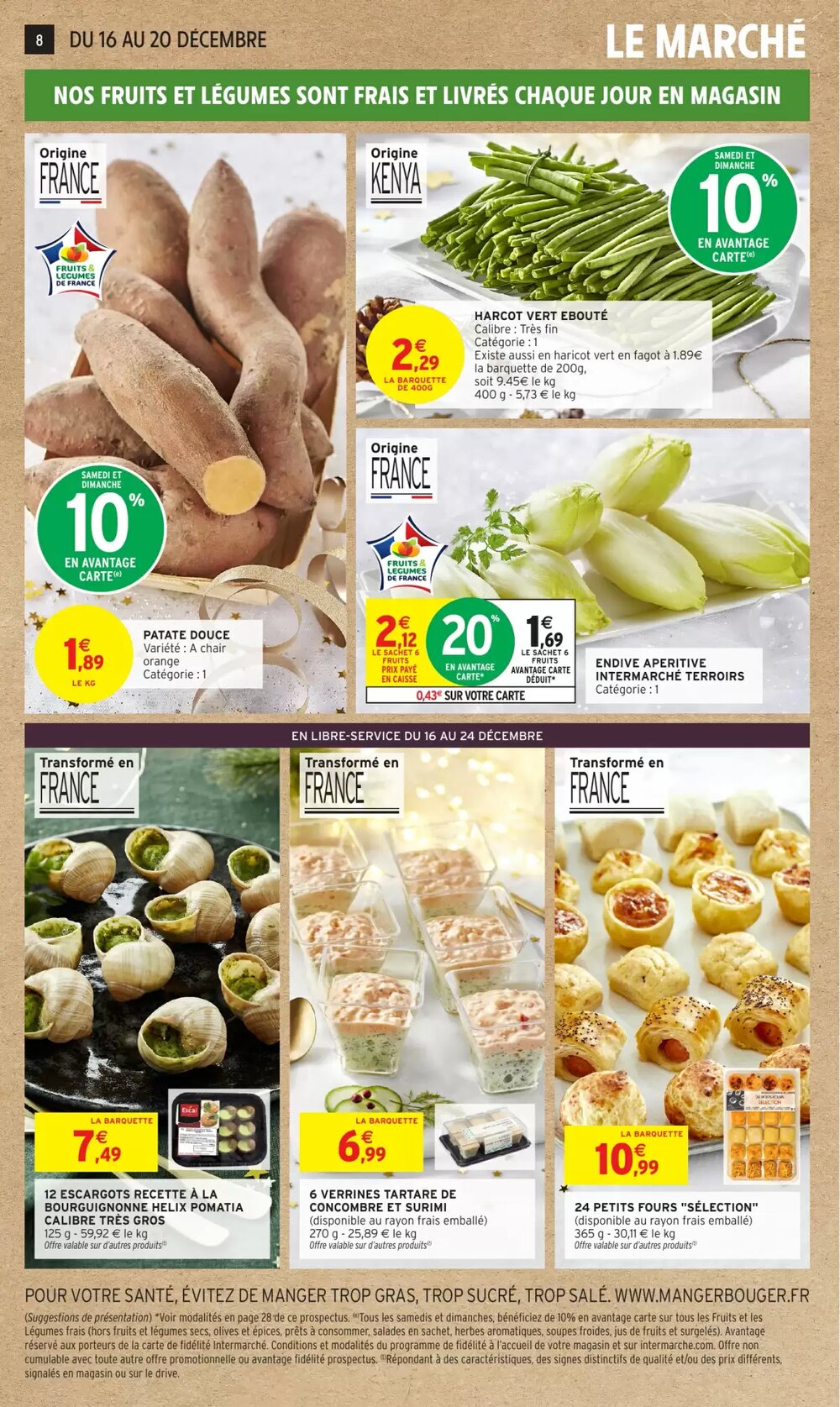 Prospectus promotionnel Intermarché valable à partir du 16/12/2025 - Page 8.