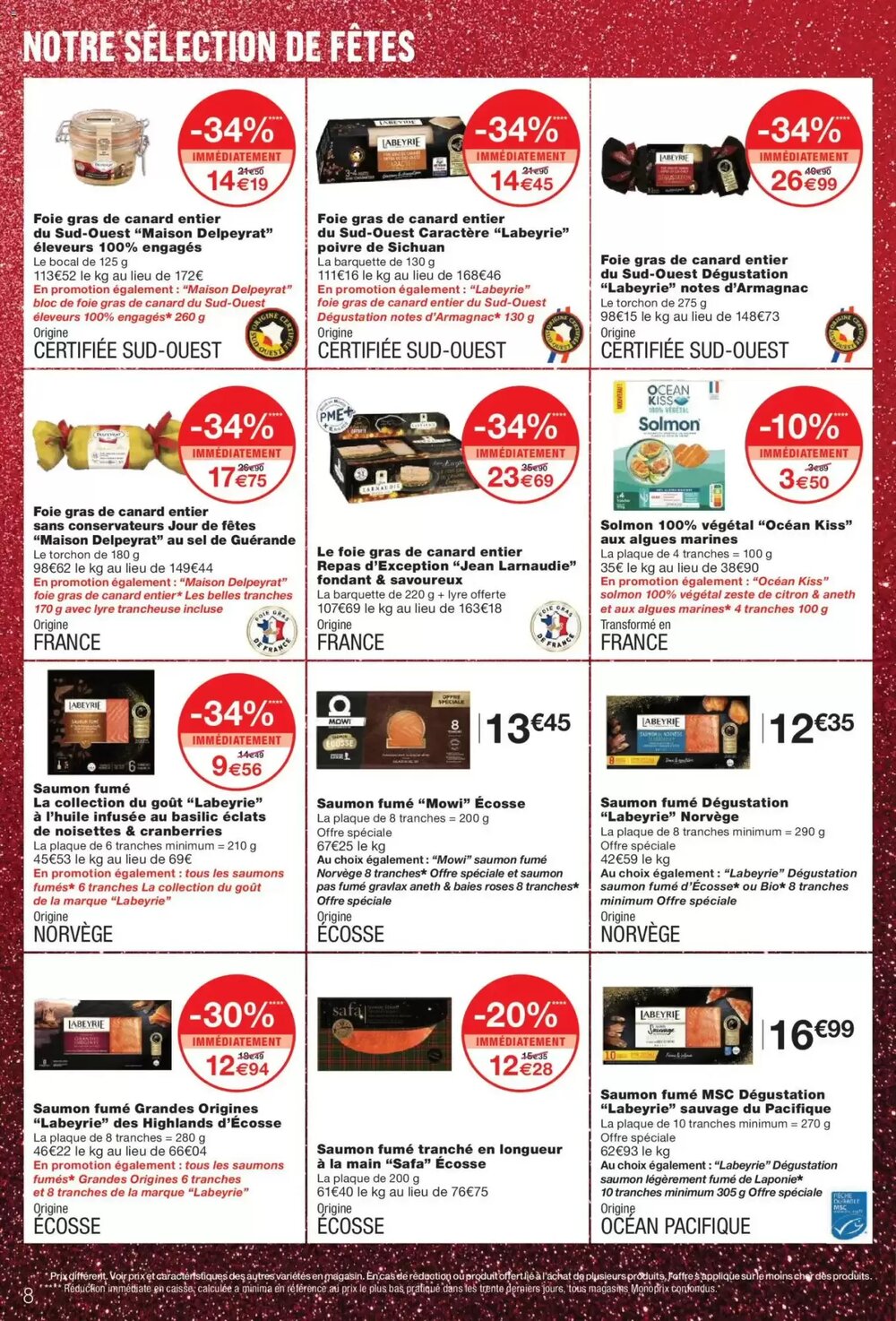 Prospectus promotionnel Monoprix valable à partir du 16/12/2025 - Page 8.