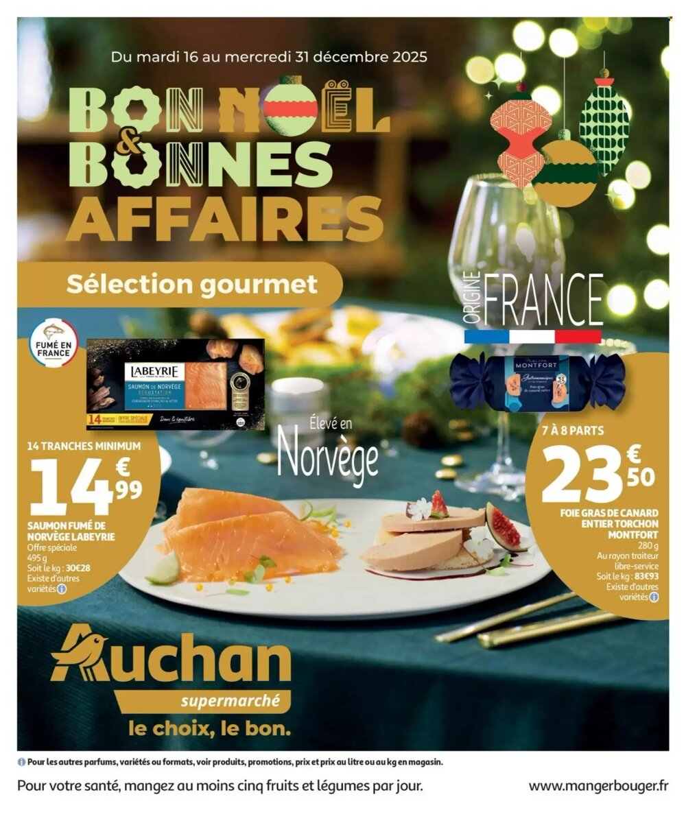 Prospectus promotionnel Auchan valable à partir du 16/12/2025 - Page 1.