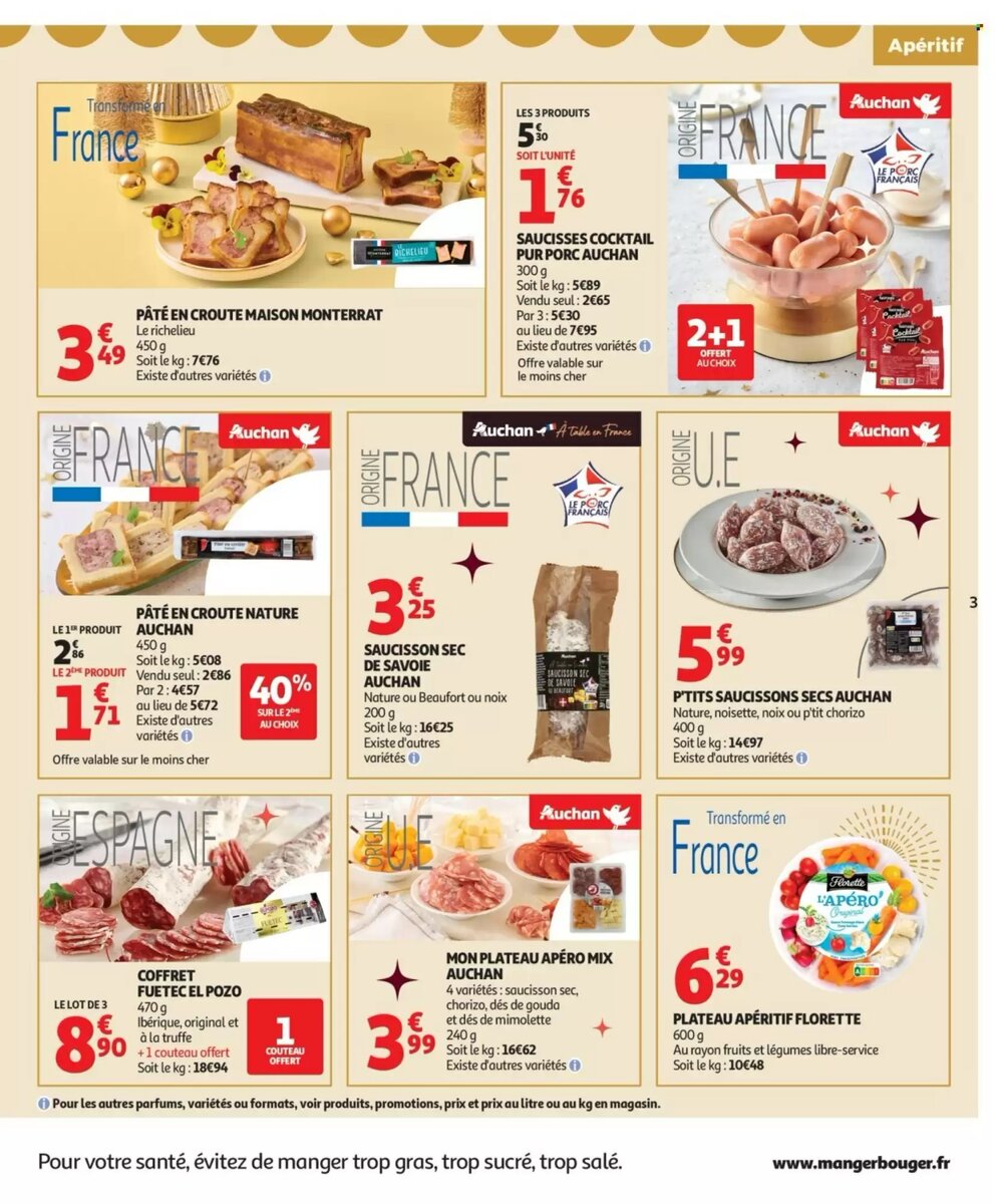Prospectus promotionnel Auchan valable à partir du 16/12/2025 - Page 3.