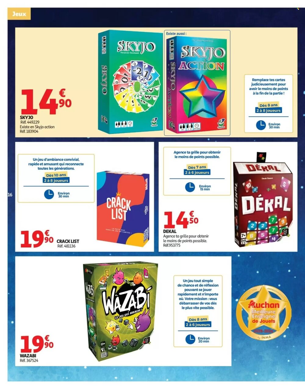 Prospectus promotionnel Auchan valable à partir du 16/12/2025 - Page 16.