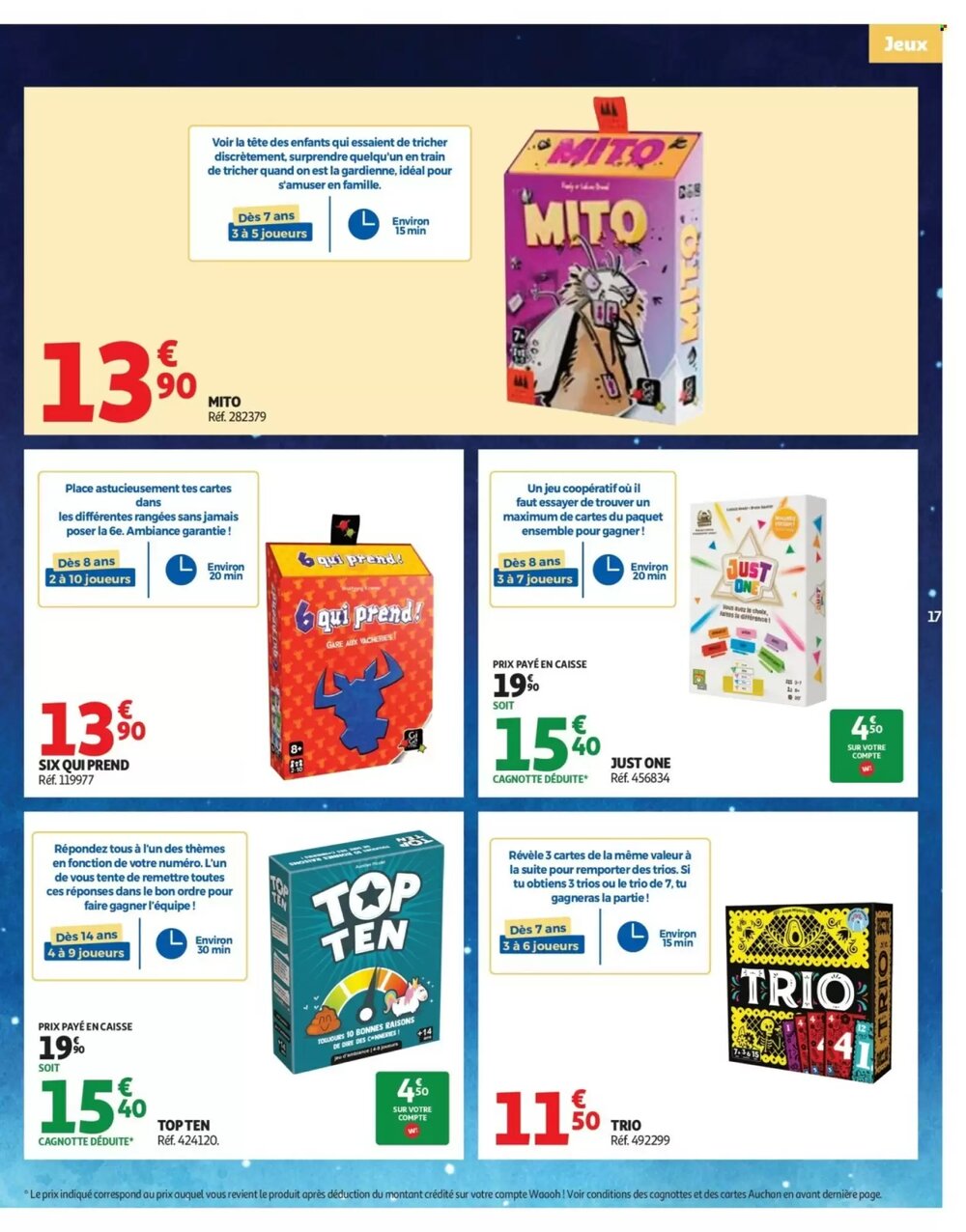 Prospectus promotionnel Auchan valable à partir du 16/12/2025 - Page 17.