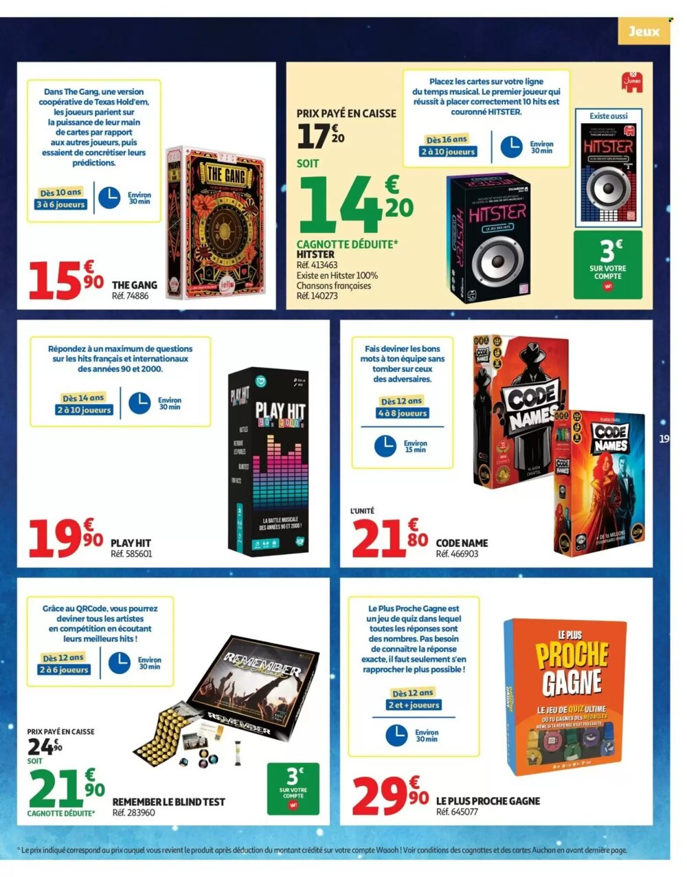 Prospectus promotionnel Auchan valable à partir du 16/12/2025 - Page 19.
