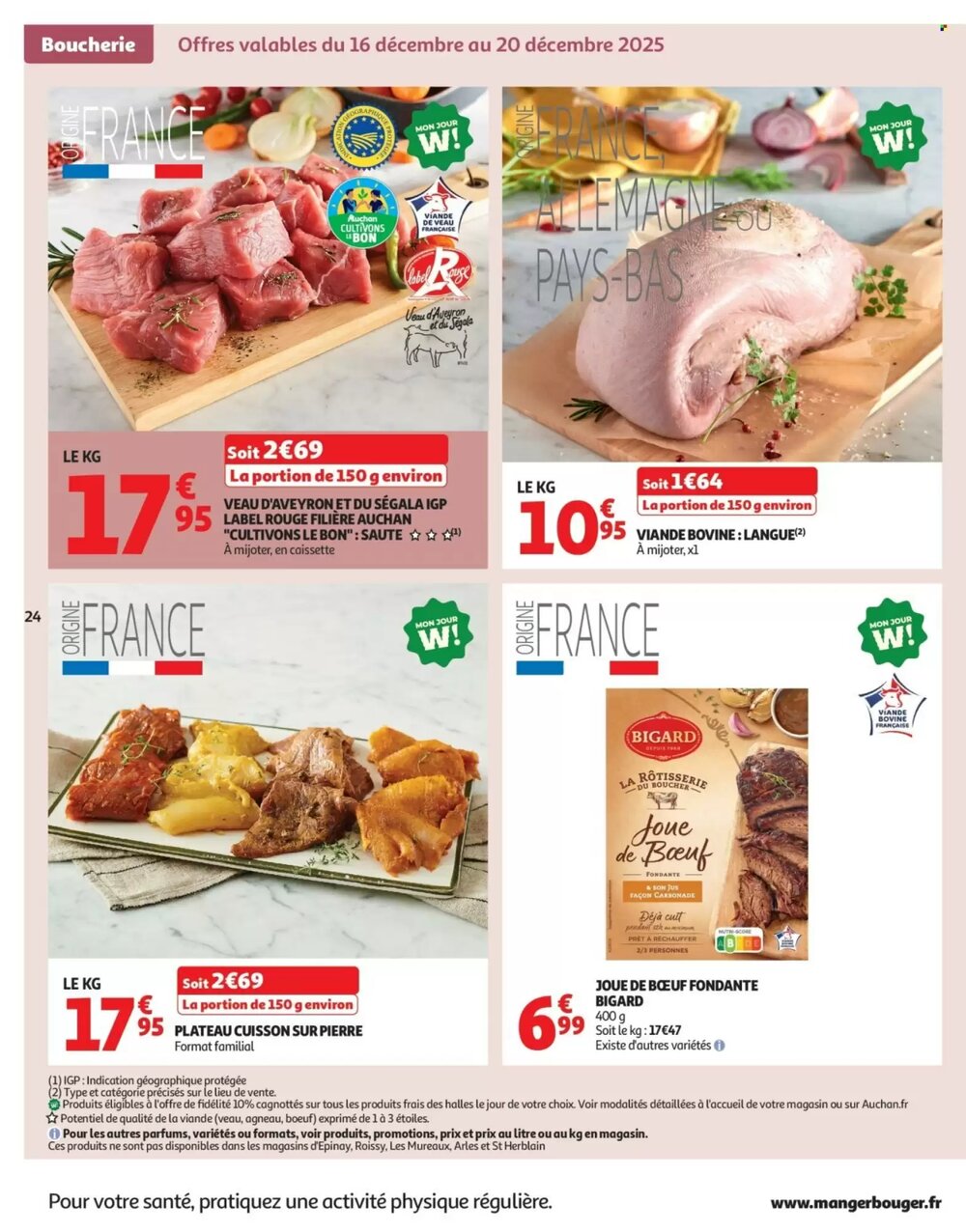 Prospectus promotionnel Auchan valable à partir du 16/12/2025 - Page 24.
