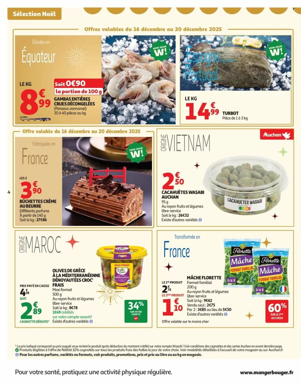 Prospectus promotionnel Auchan valable à partir du 16/12/2025 - Page 4.