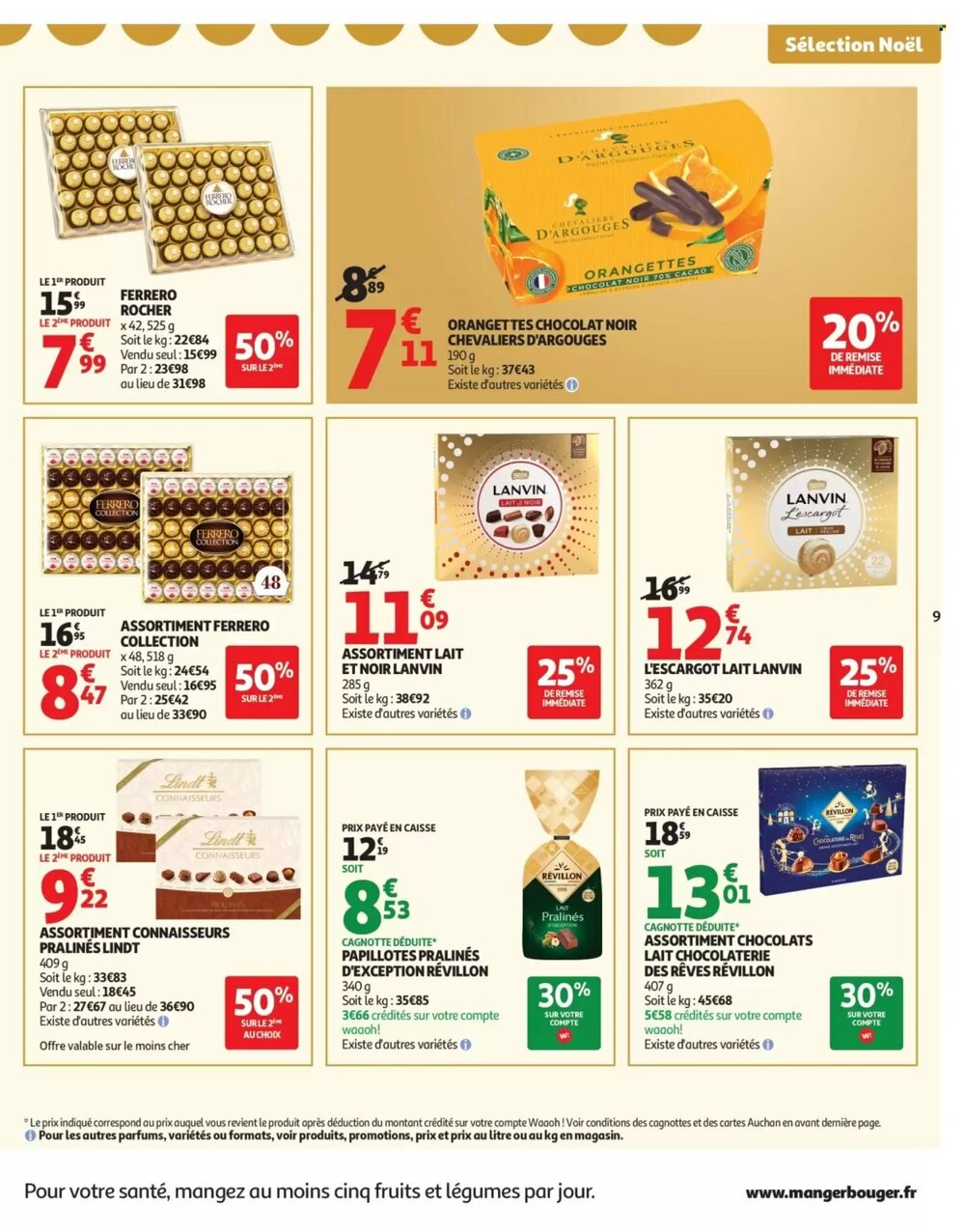 Prospectus promotionnel Auchan valable à partir du 16/12/2025 - Page 9.