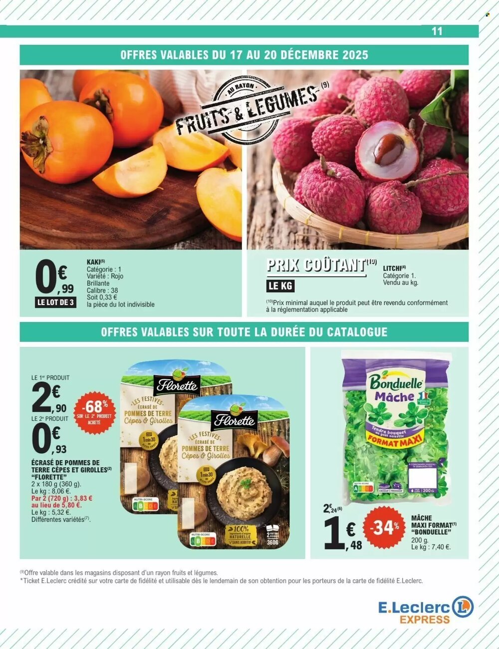 Prospectus promotionnel E.Leclerc Express valable à partir du 16/12/2025 - Page 11.
