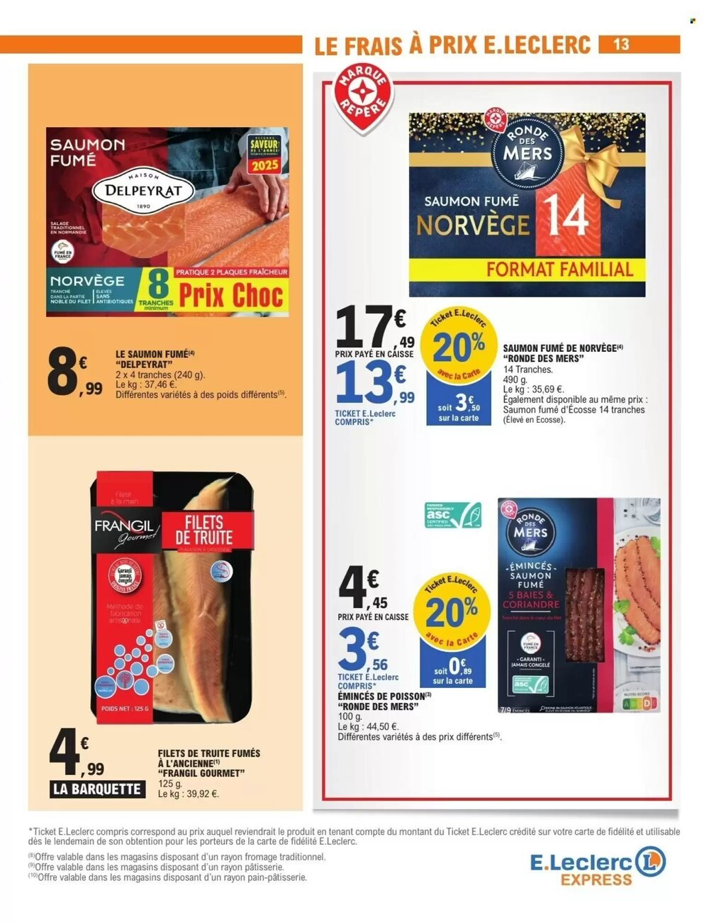 Prospectus promotionnel E.Leclerc Express valable à partir du 16/12/2025 - Page 13.