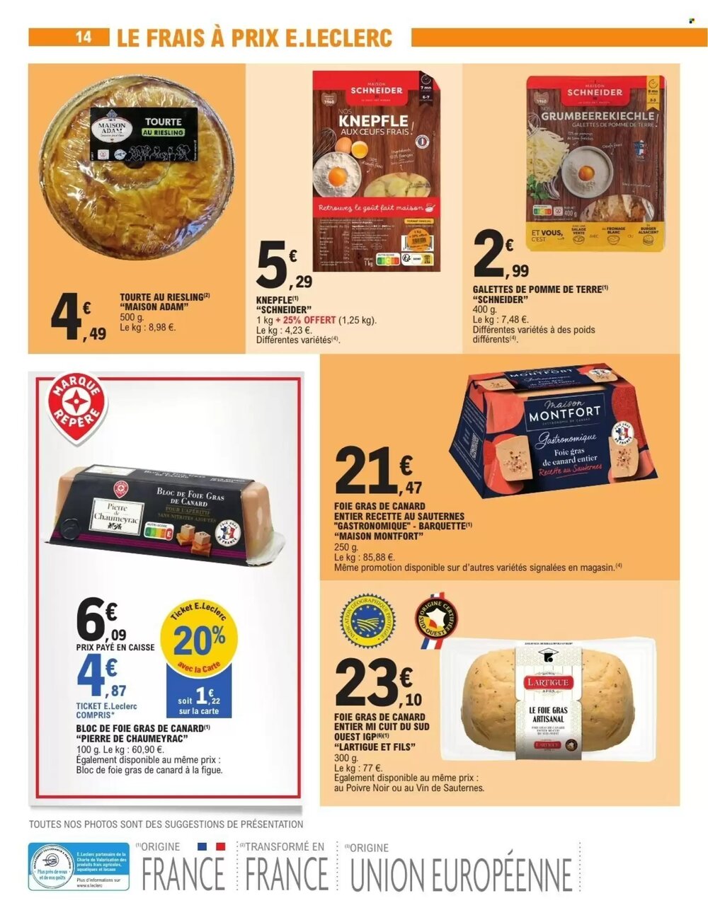 Prospectus promotionnel E.Leclerc Express valable à partir du 16/12/2025 - Page 14.
