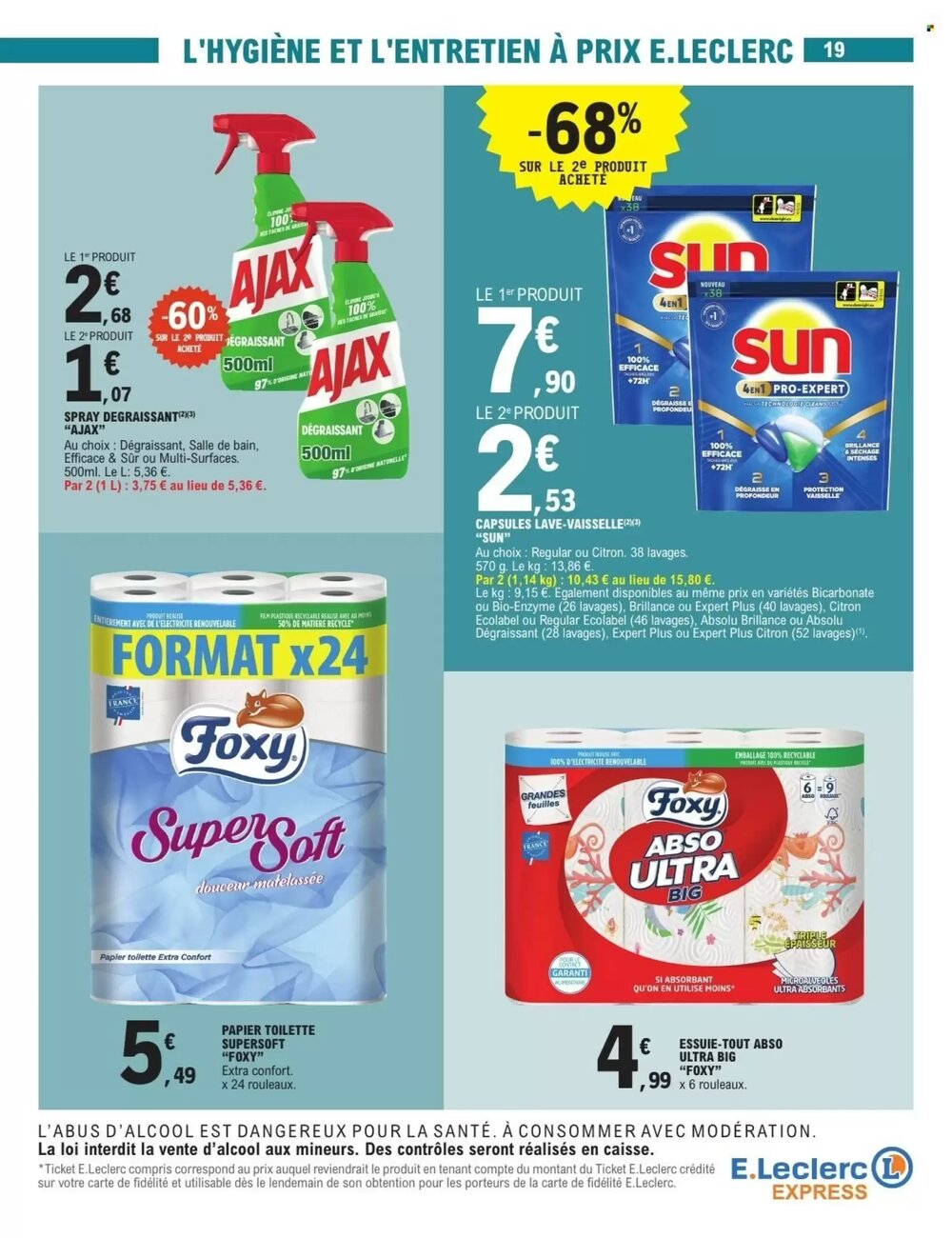 Prospectus promotionnel E.Leclerc Express valable à partir du 16/12/2025 - Page 19.