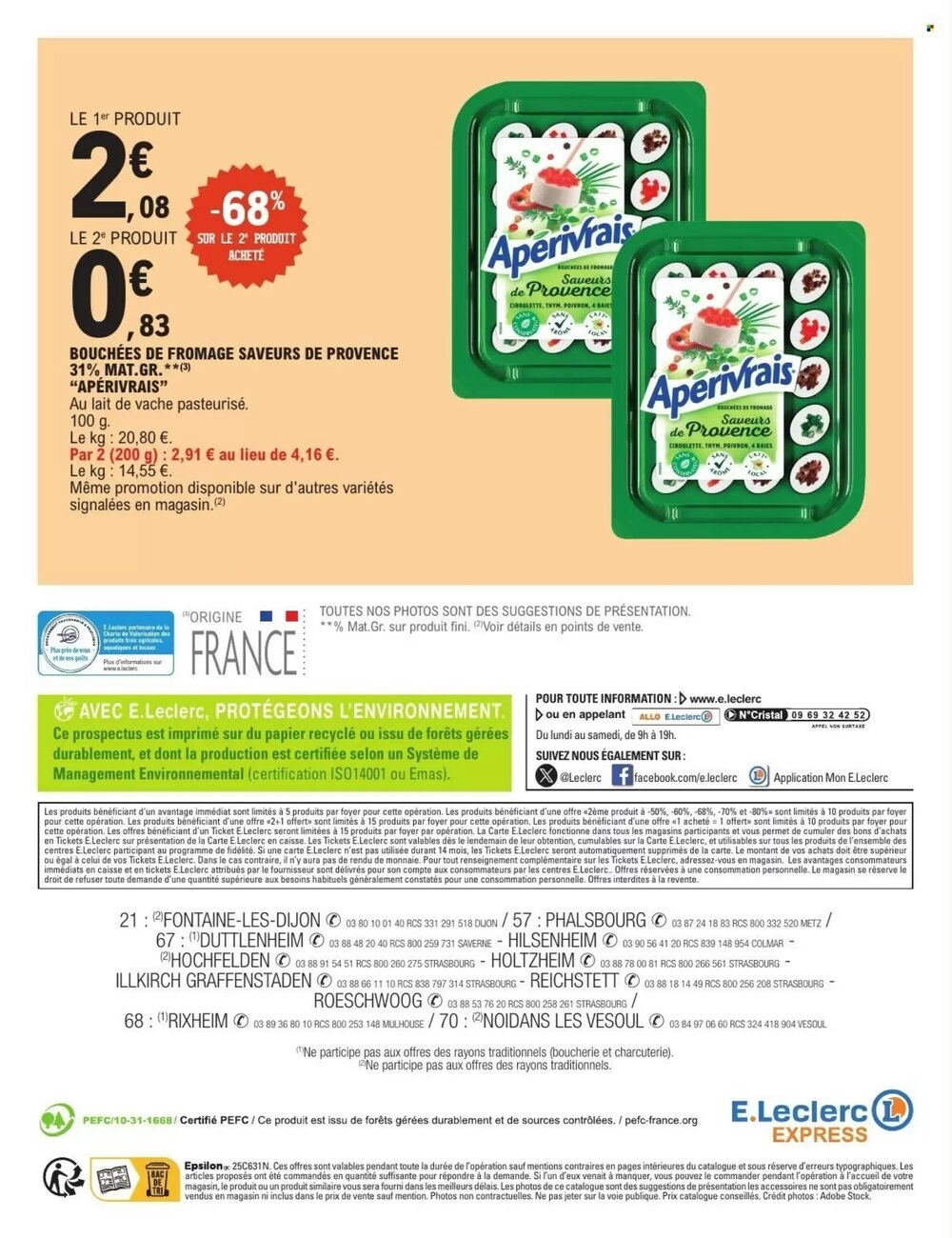 Prospectus promotionnel E.Leclerc Express valable à partir du 16/12/2025 - Page 20.