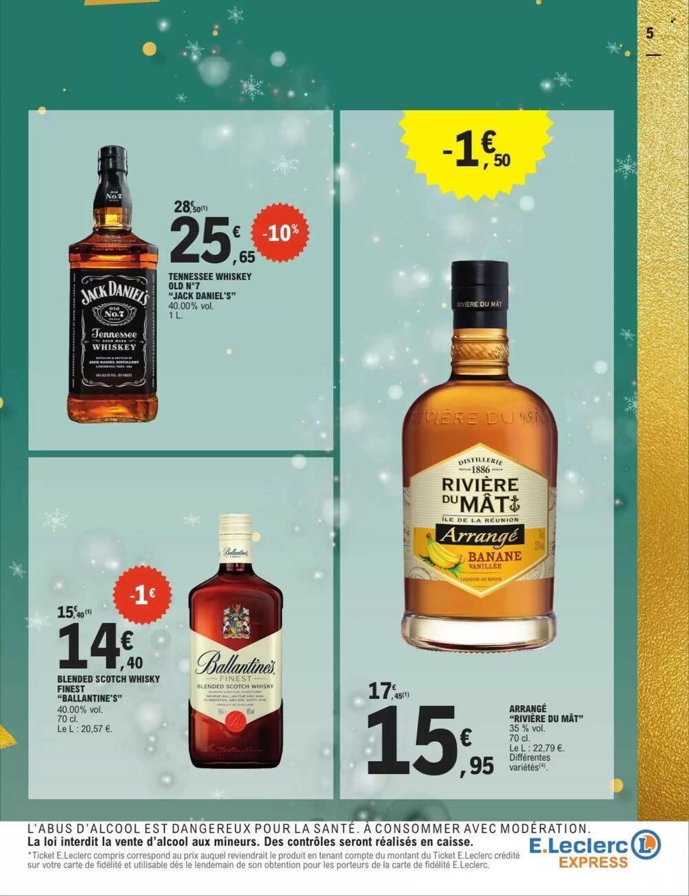 Prospectus promotionnel E.Leclerc Express valable à partir du 16/12/2025 - Page 5.