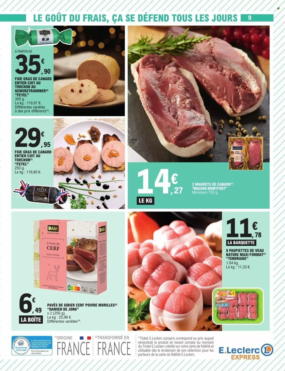 Prospectus promotionnel E.Leclerc Express valable à partir du 16/12/2025 - Page 9.