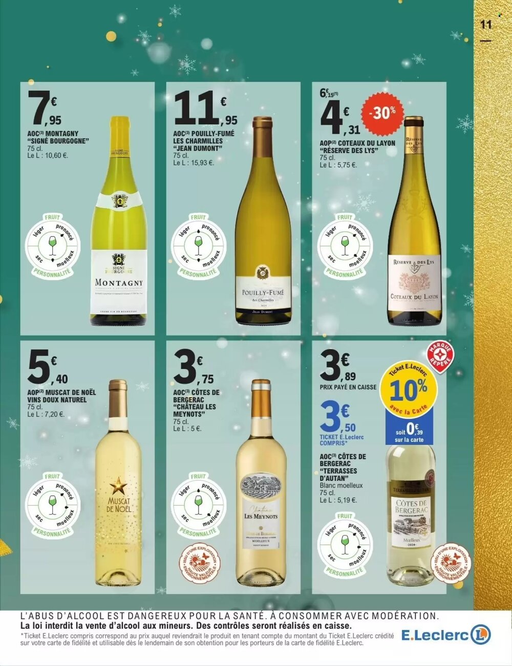 Prospectus promotionnel E.Leclerc valable à partir du 16/12/2025 - Page 11.